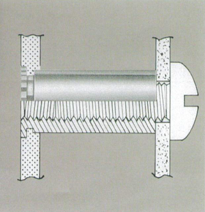 ボーセイ セルフクリンチングスペーサー(スルータイプ/スチール) M2 (1000個入) ( TDF-M2-10 ) ボーセイ セルフクリンチングスペーサー(スルータイプ⁄スチール) M2